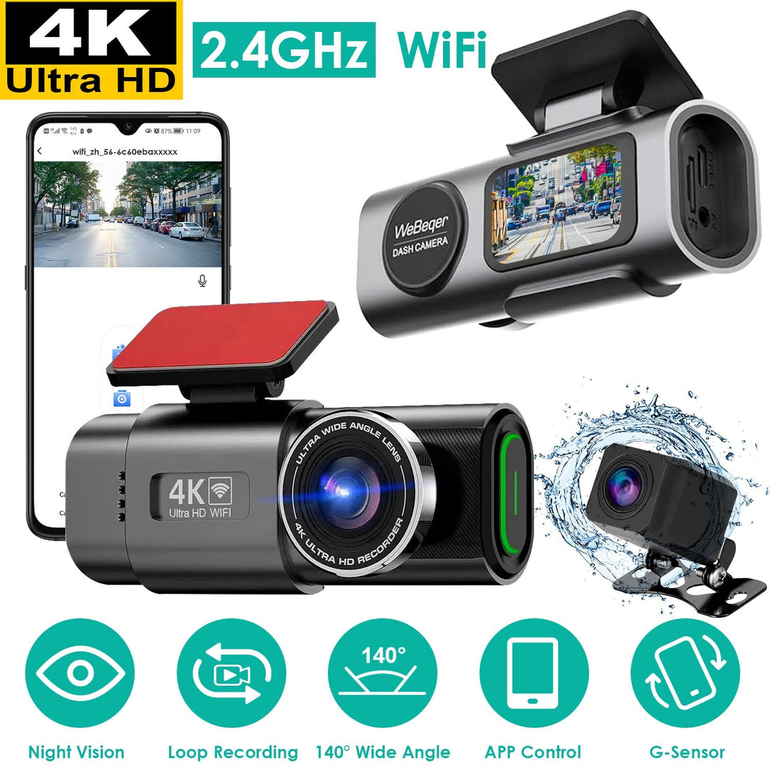 Horizon 4k Smart Dash Cam - Zarre