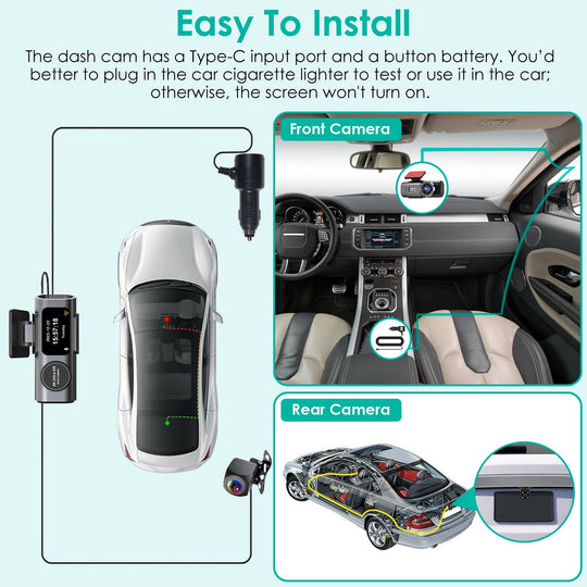 Horizon 4k Smart Dash Cam - Zarre