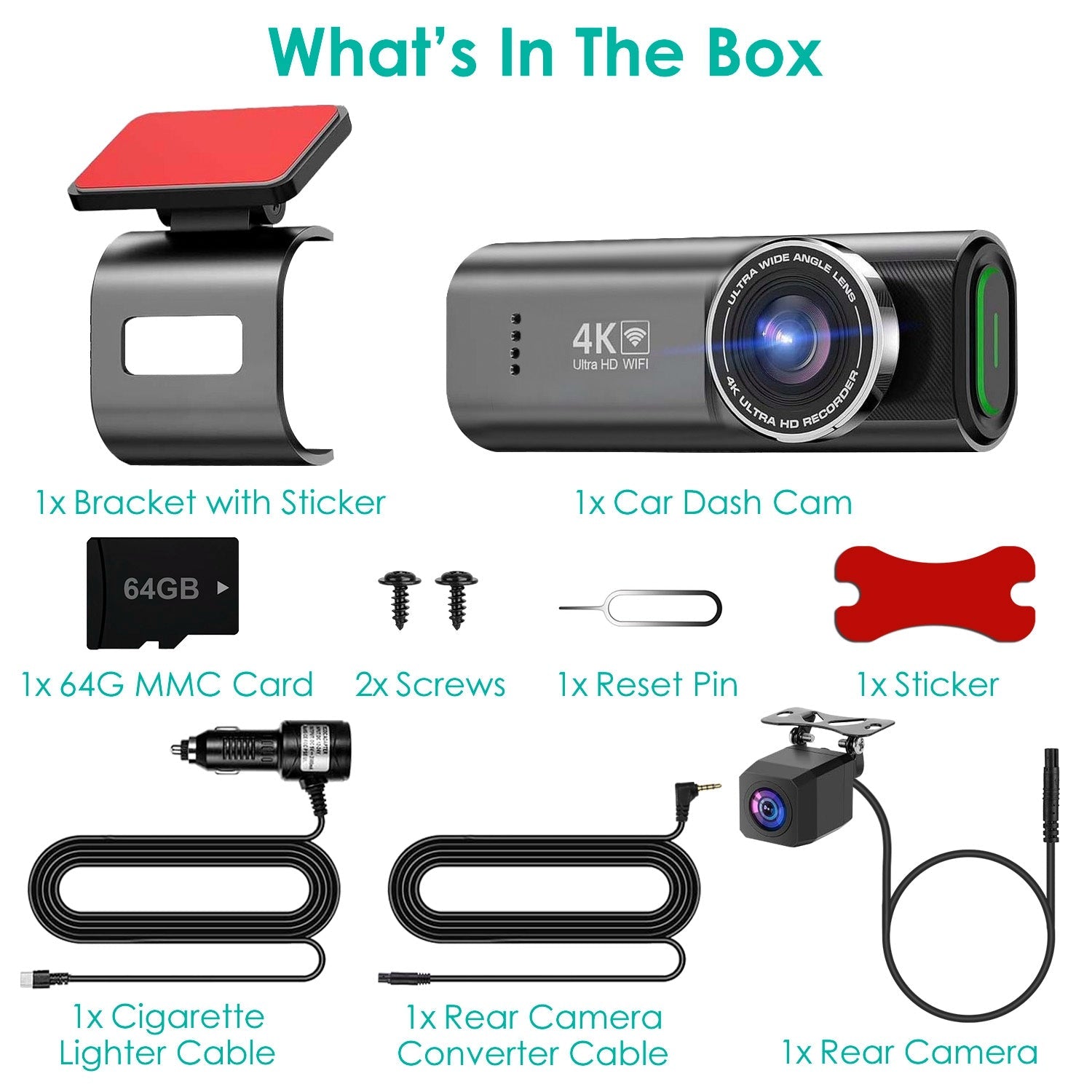 Horizon 4k Smart Dash Cam - Zarre